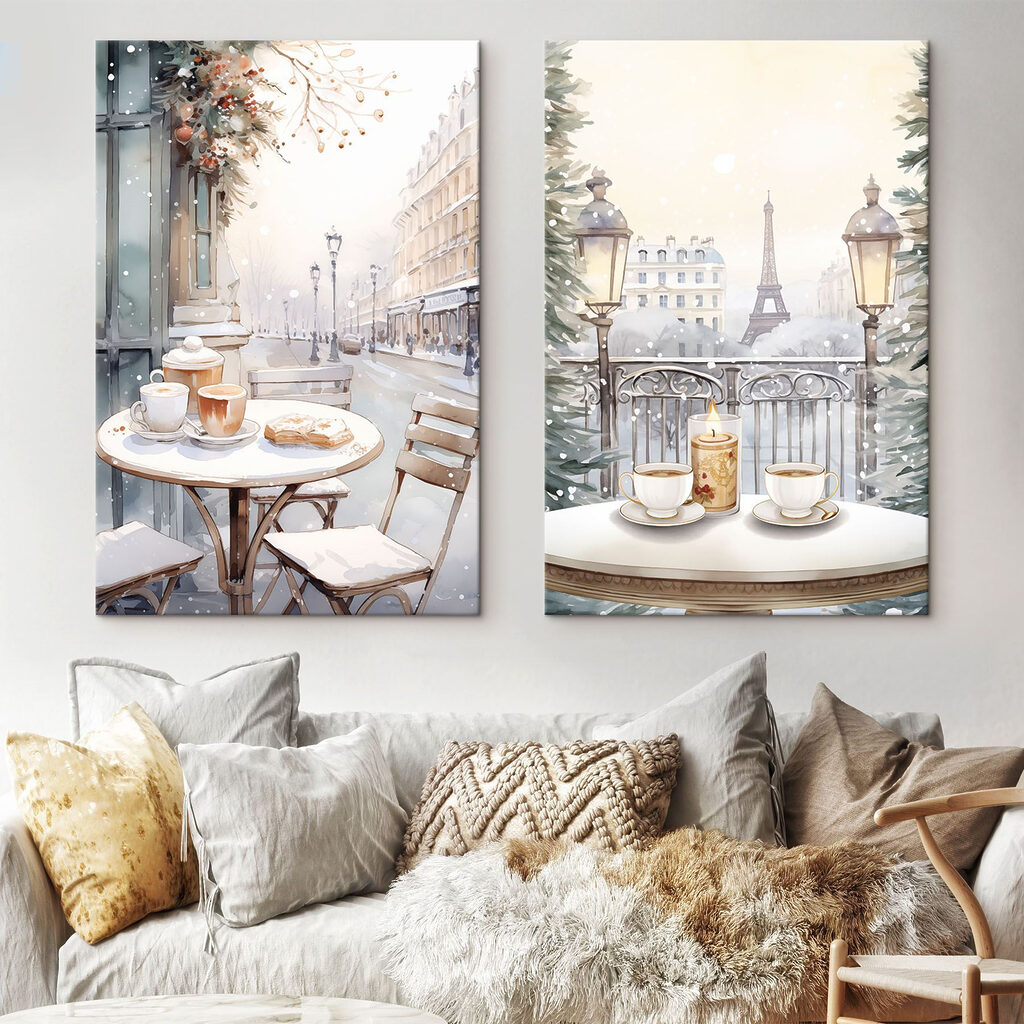 Café à Paris dans un intérieur