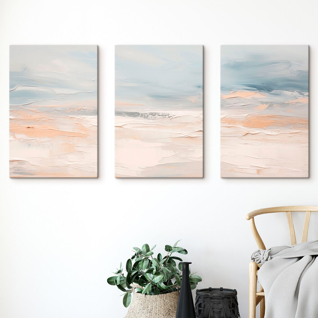 Rivage paisible dans un intérieur