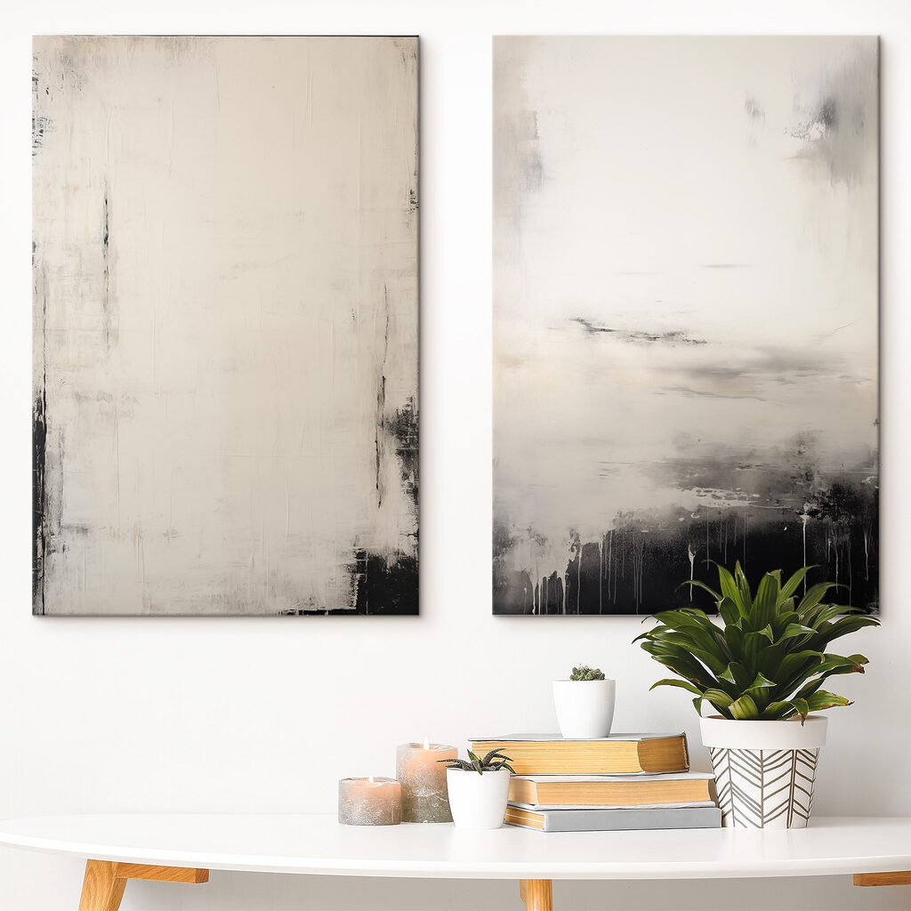 Traces dans le silence dans un intérieur