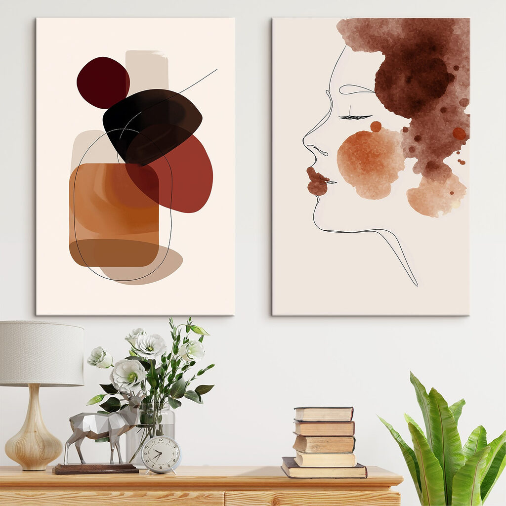 Profil et formes abstraites — intérieur 1