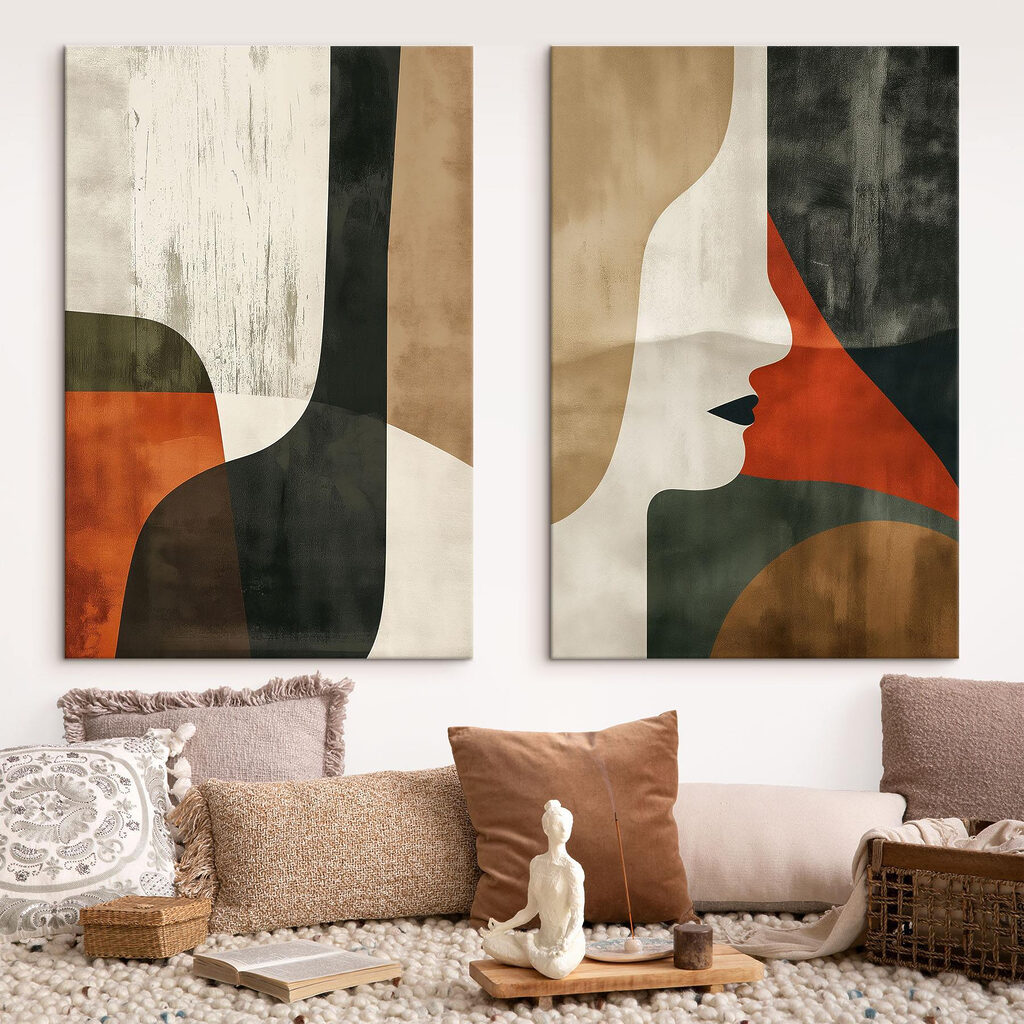 Visages abstraits — intérieur 1