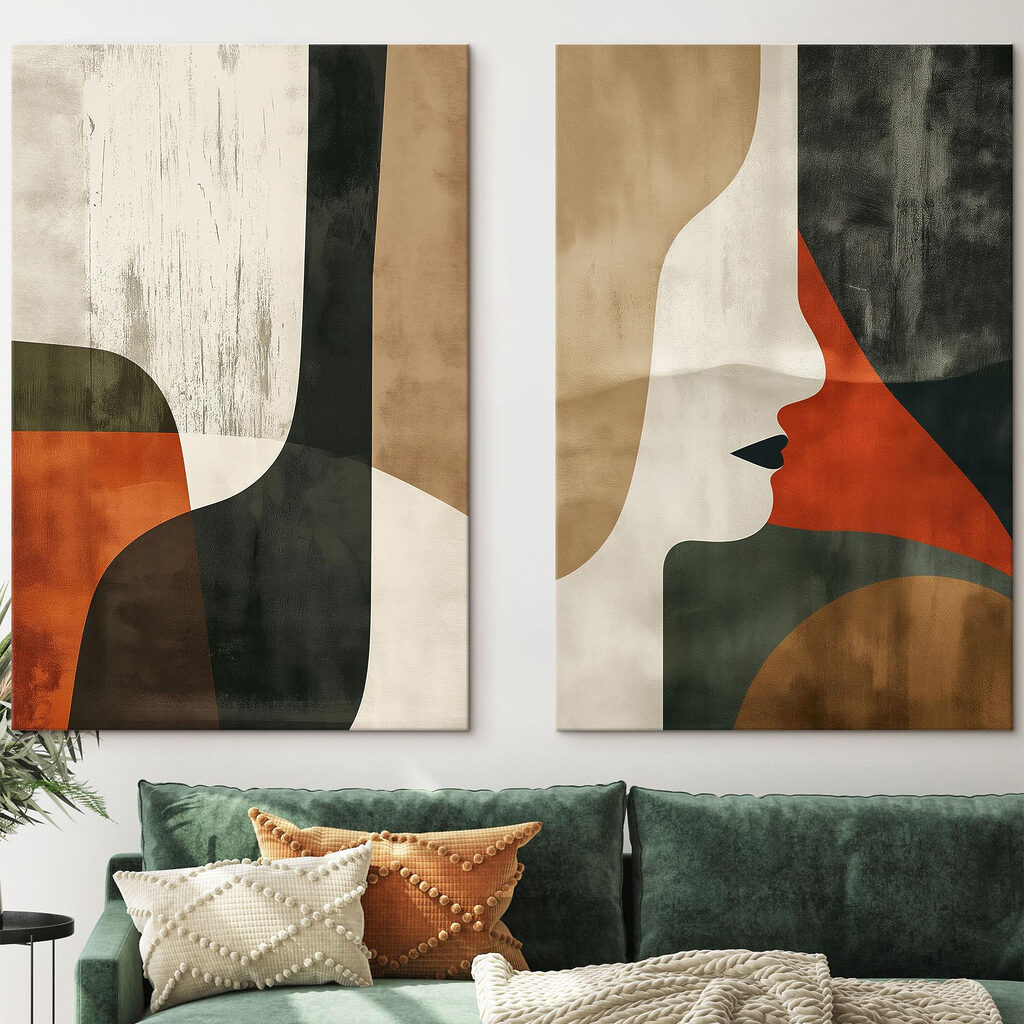 Visages abstraits — intérieur 2