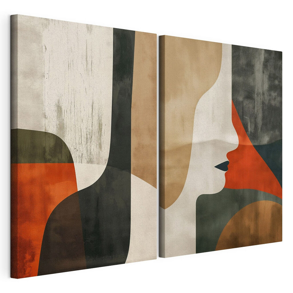 Visages abstraits — vue du produit