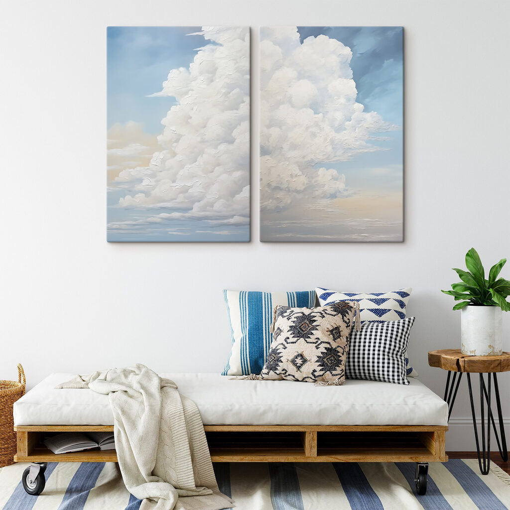Nuages cotonneux — intérieur 1