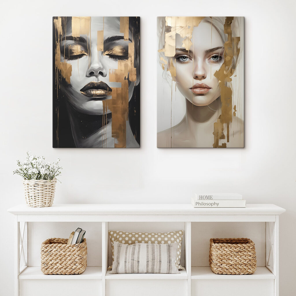 Deux visages de femme — intérieur 2