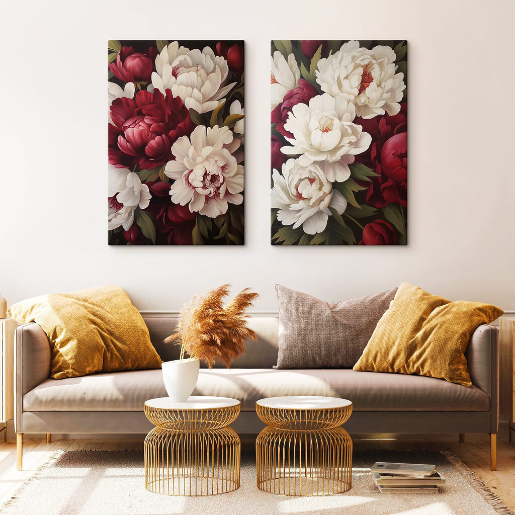Pivoines en harmonie — intérieur 1