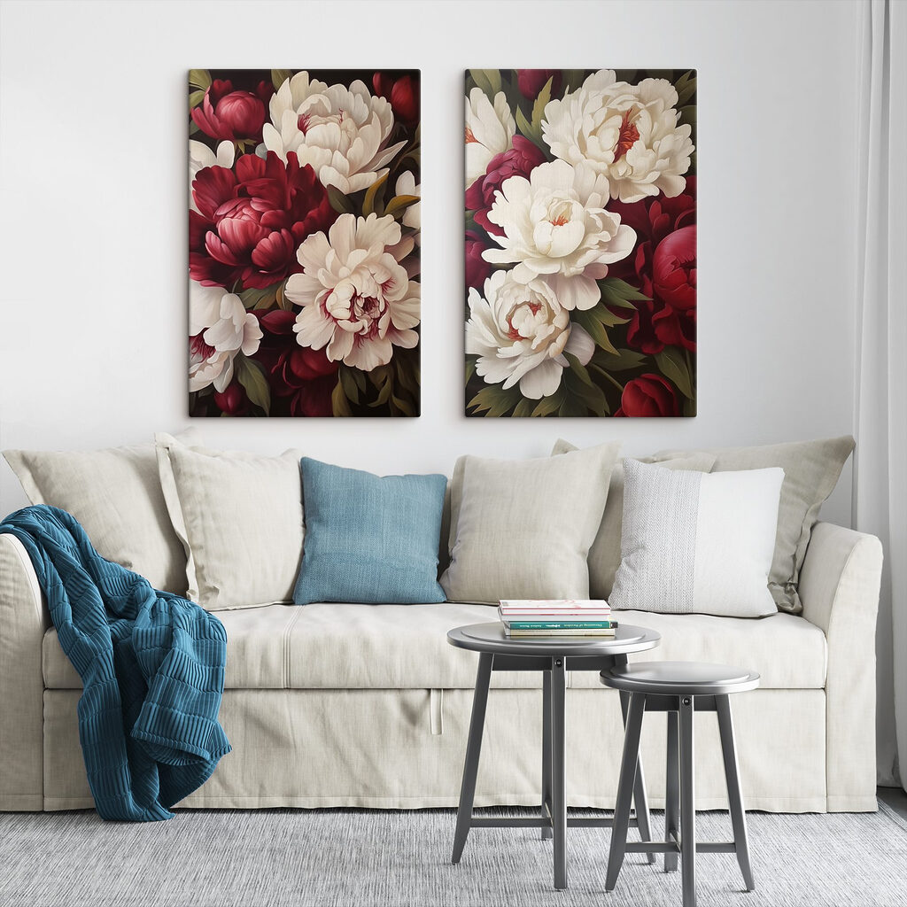 Pivoines en harmonie — intérieur 2