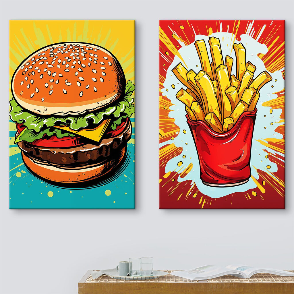 Burger et frites — intérieur 2
