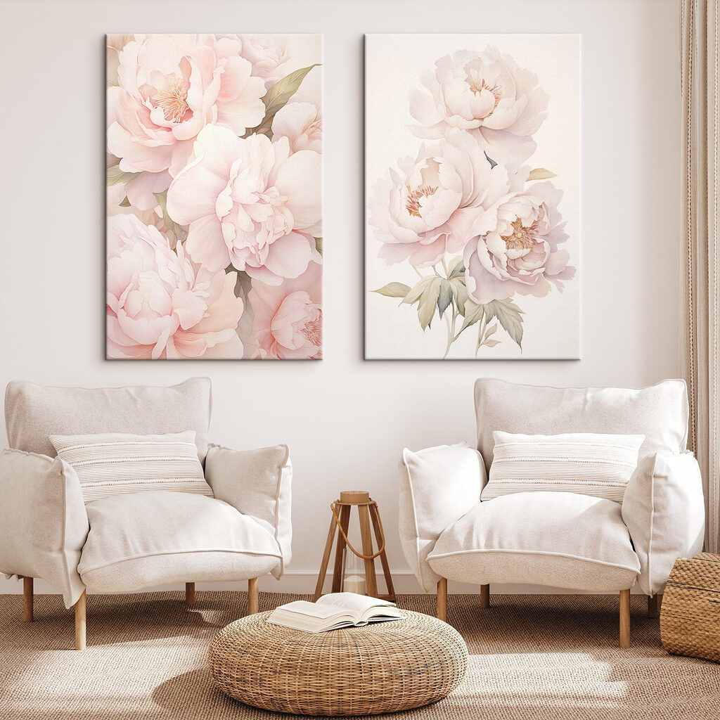 Profusion florale dans un intérieur