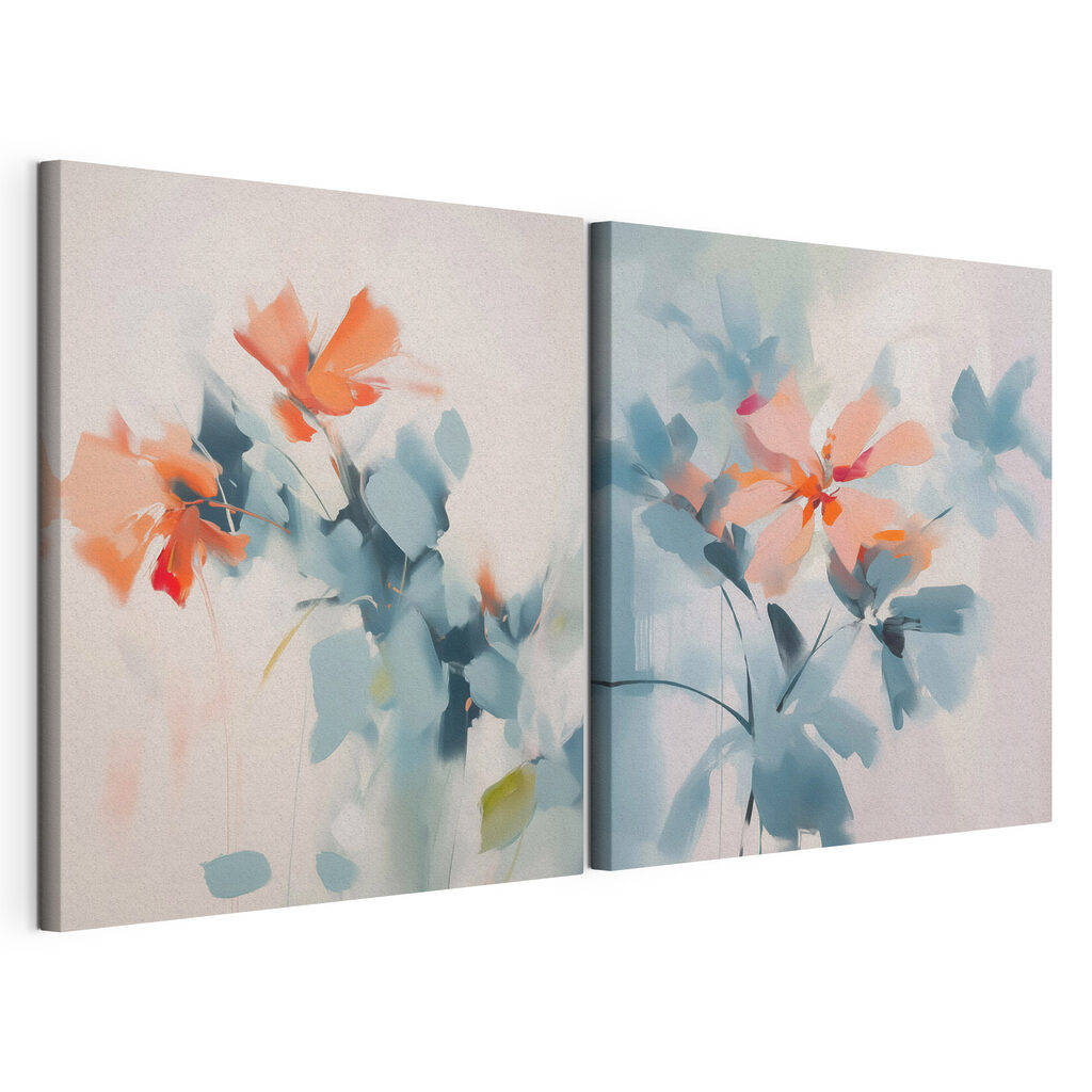 Fleurs et feuilles fondues — vue du produit