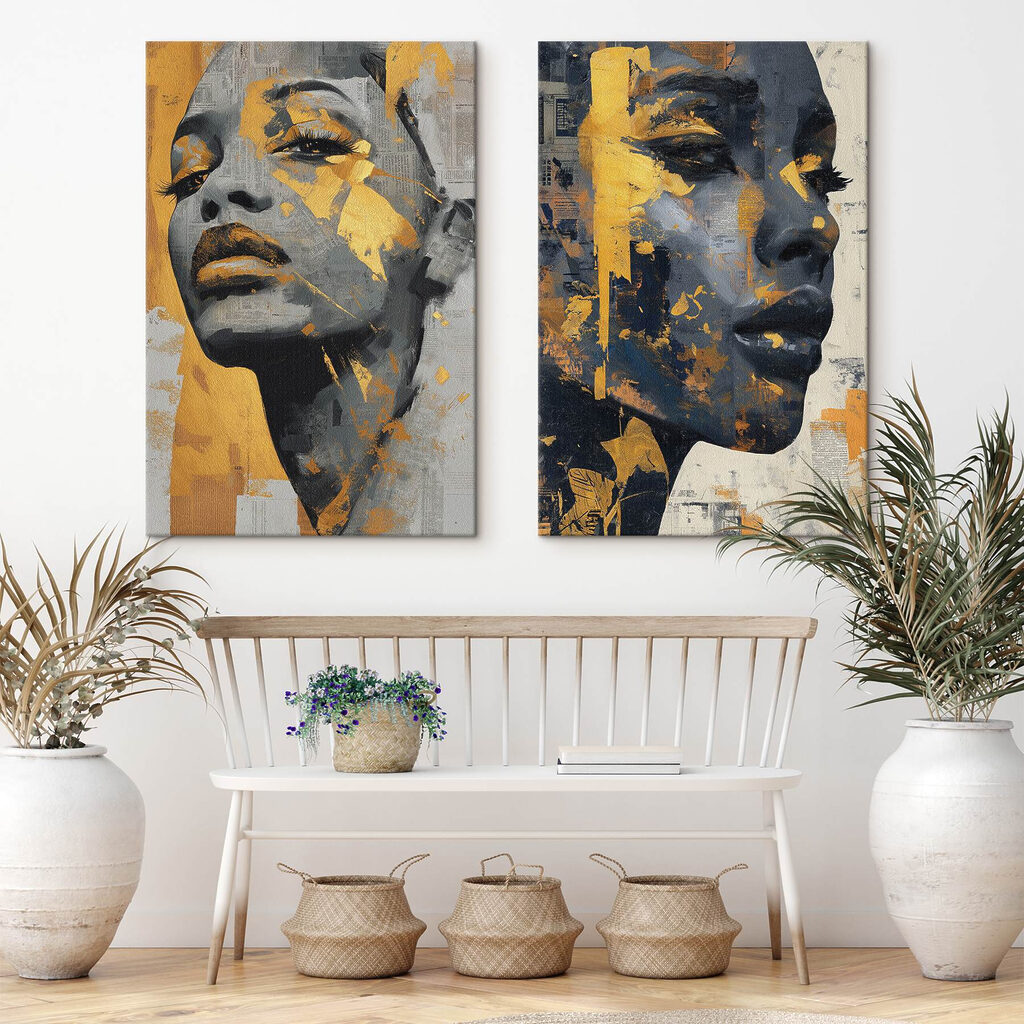Visages en collage — intérieur 2