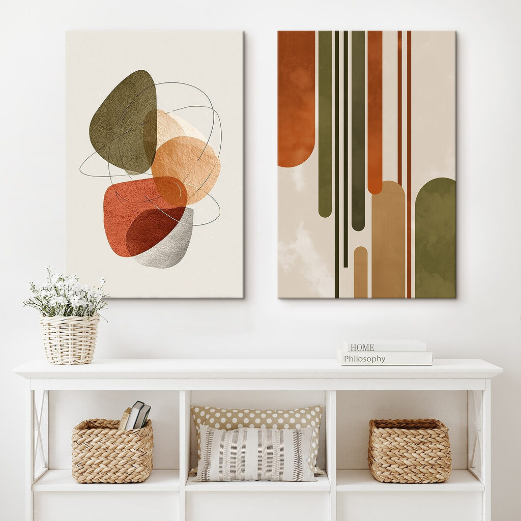 Formes et rythme dans un intérieur
