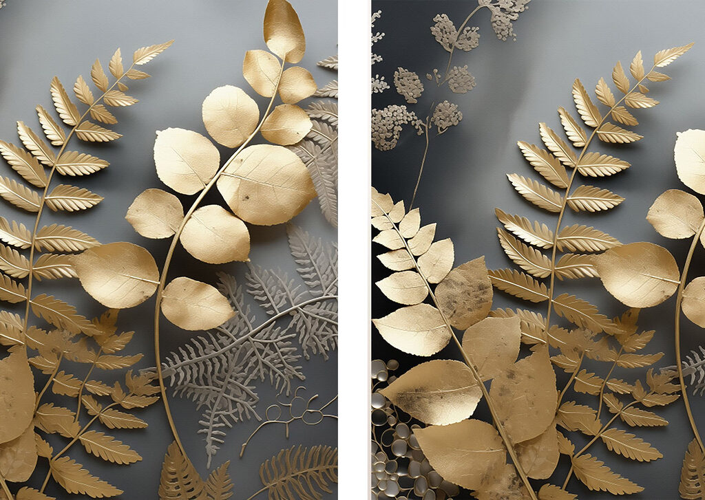 Herbier précieux — motif complet