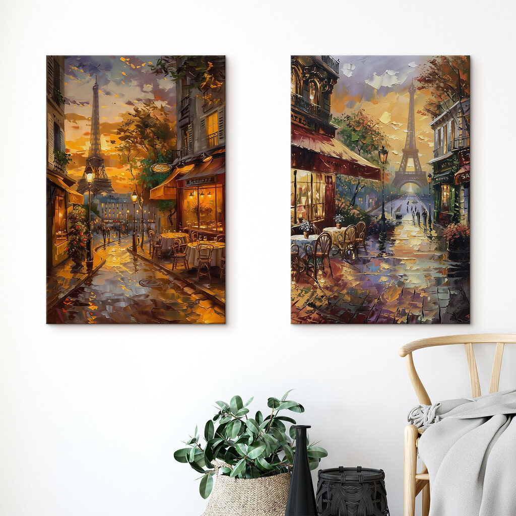 Soir à Paris dans un intérieur