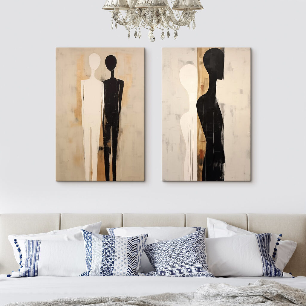 Silhouettes noires et blanches — intérieur 2