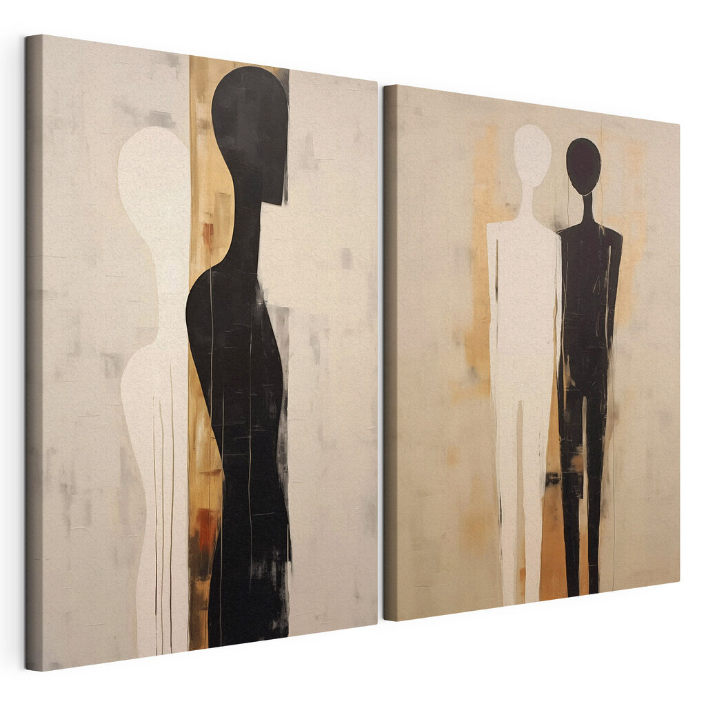 Silhouettes noires et blanches — vue du produit