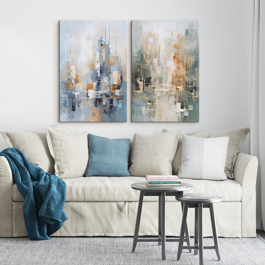 Tours estompées — intérieur 1
