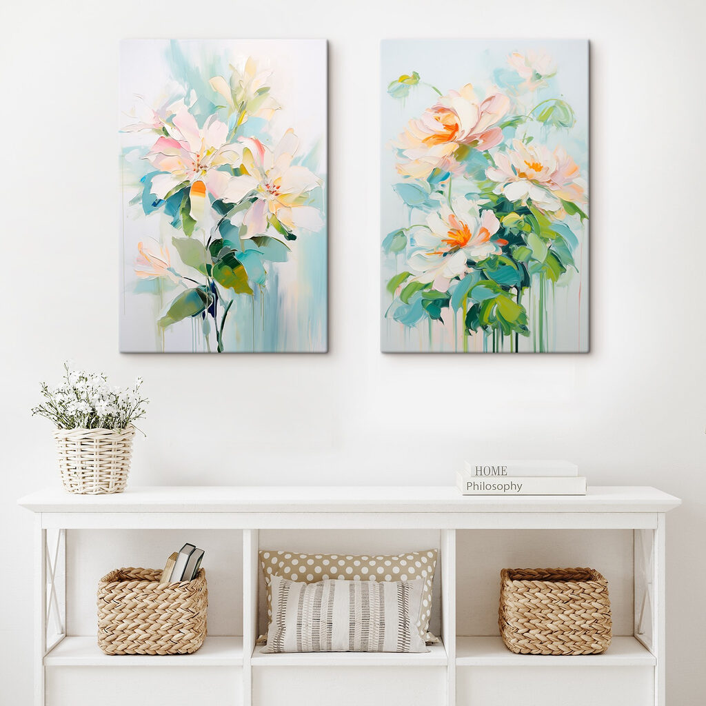 Fraîcheur fleurie dans un intérieur
