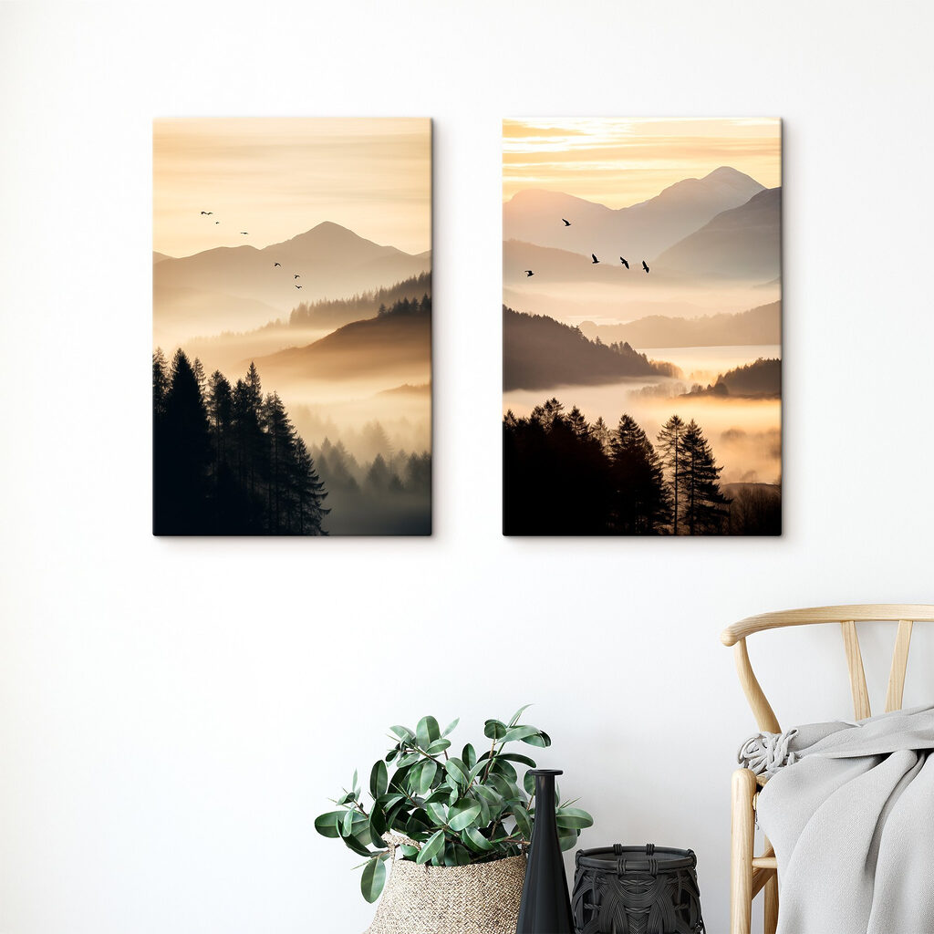 Oiseaux sur la vallée — intérieur 2