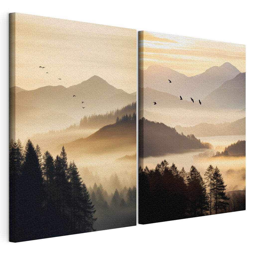 Oiseaux sur la vallée — vue du produit