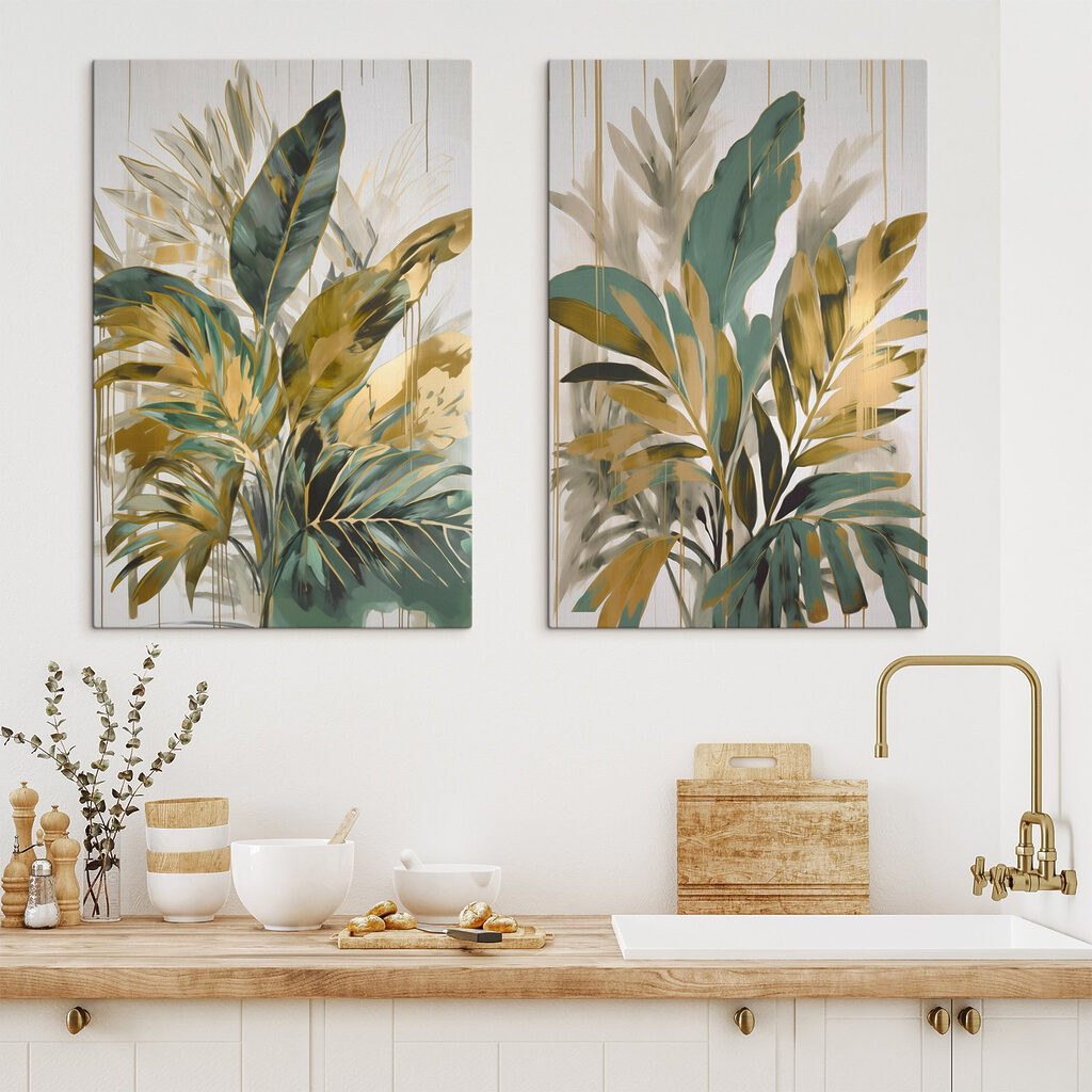 Canopée tropicale dans un intérieur