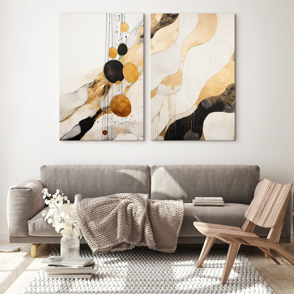 Cercles et vagues — intérieur 1