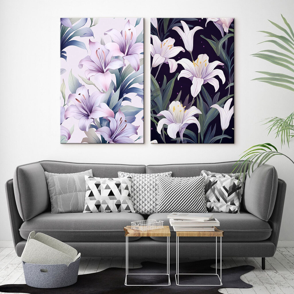 Fleurs en clair-obscur — intérieur 3