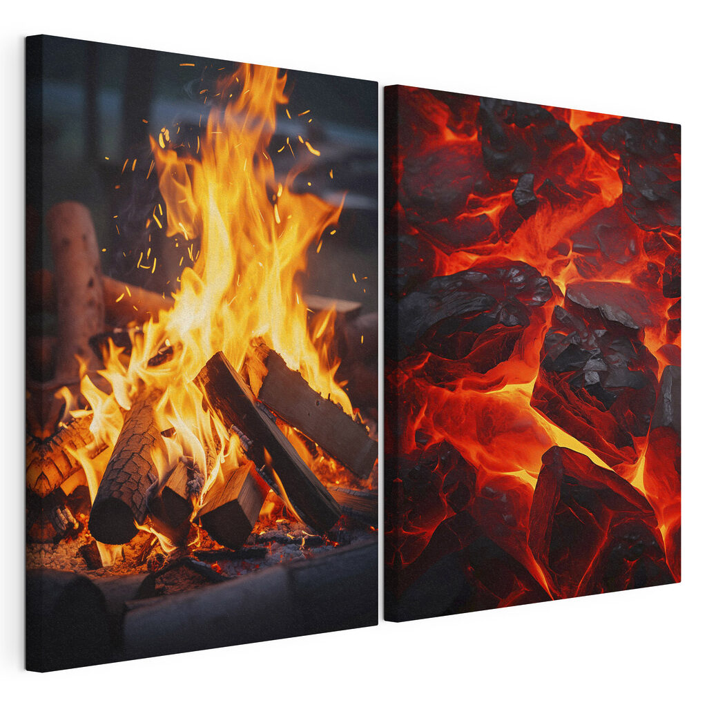 Braises et flammes — vue du produit