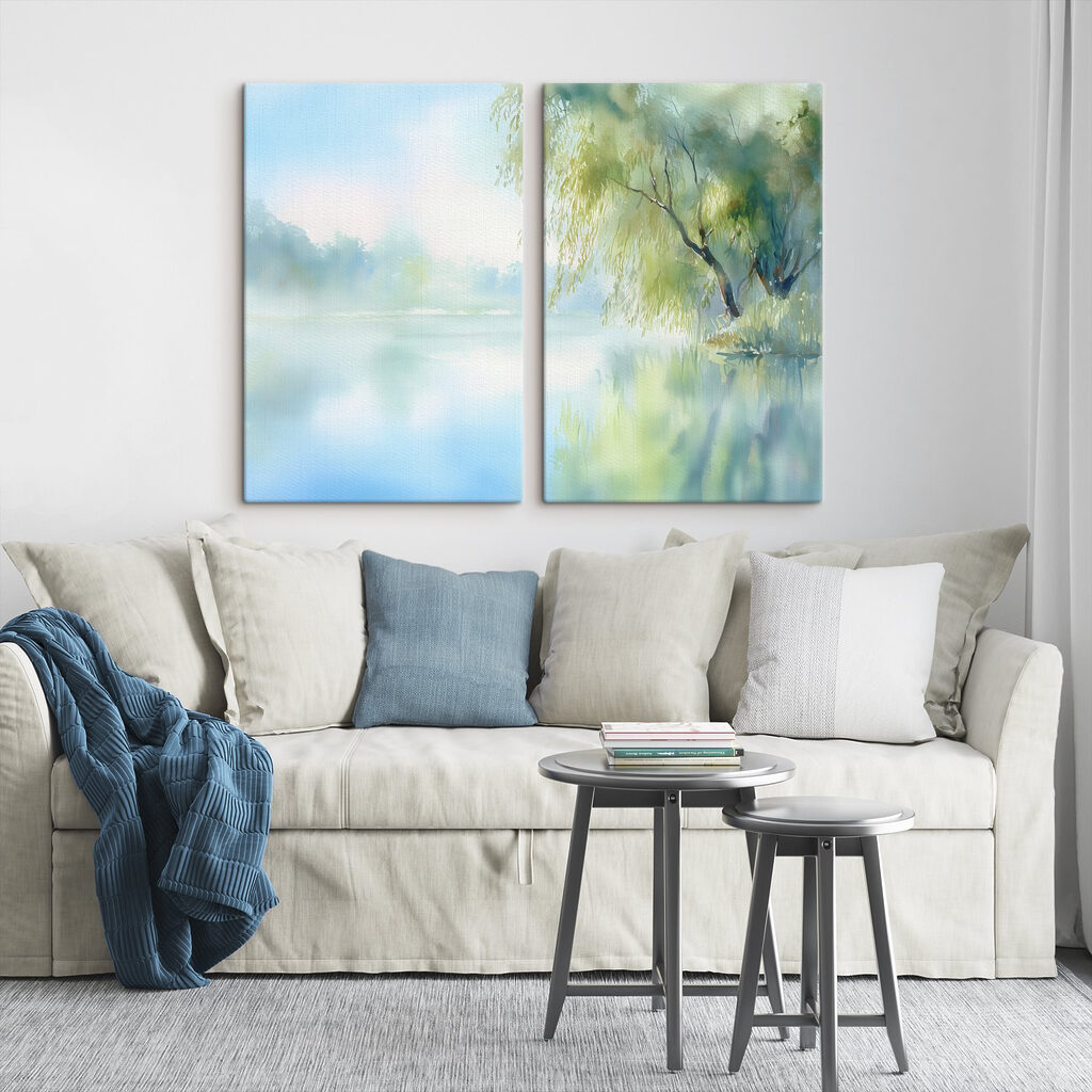 Lac dans la brume — intérieur 2