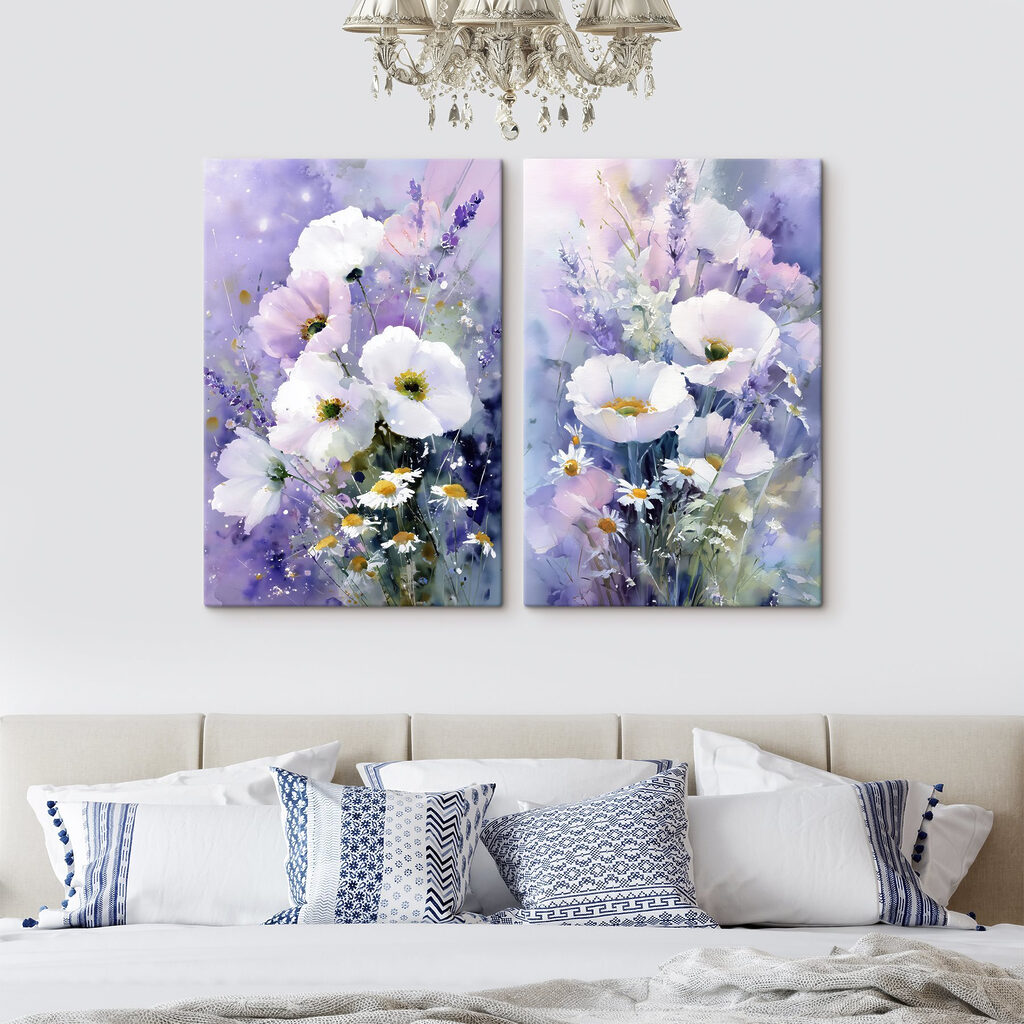 Fleurs en plein jour dans un intérieur