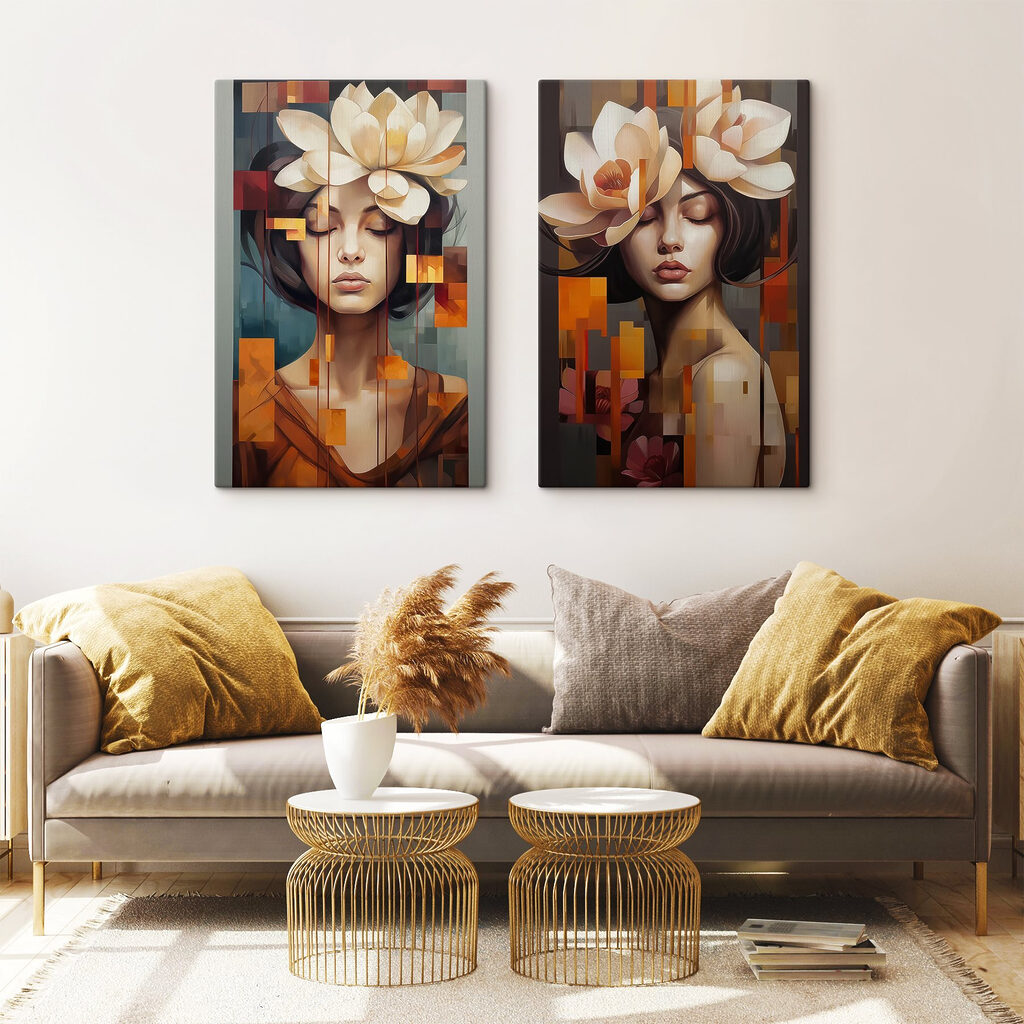 Rêveuse aux fleurs — intérieur 1