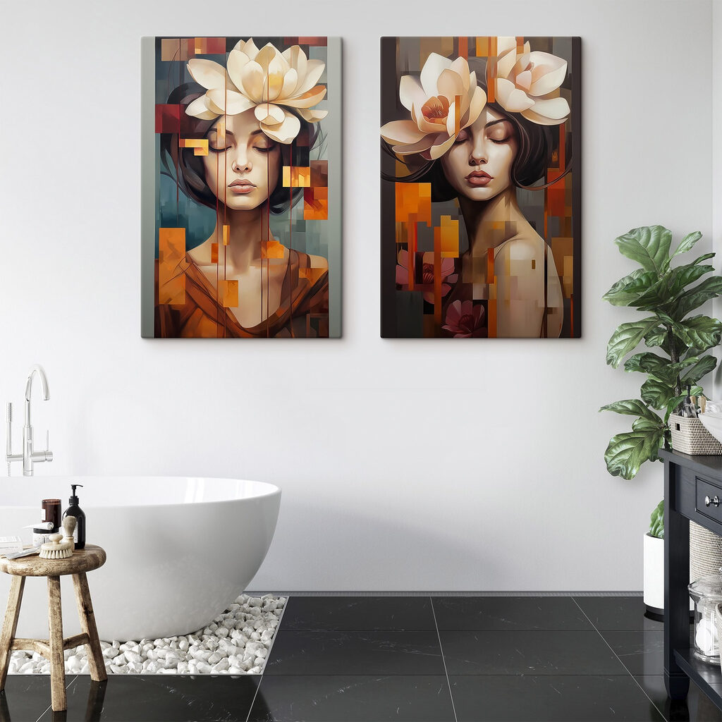 Rêveuse aux fleurs — intérieur 2