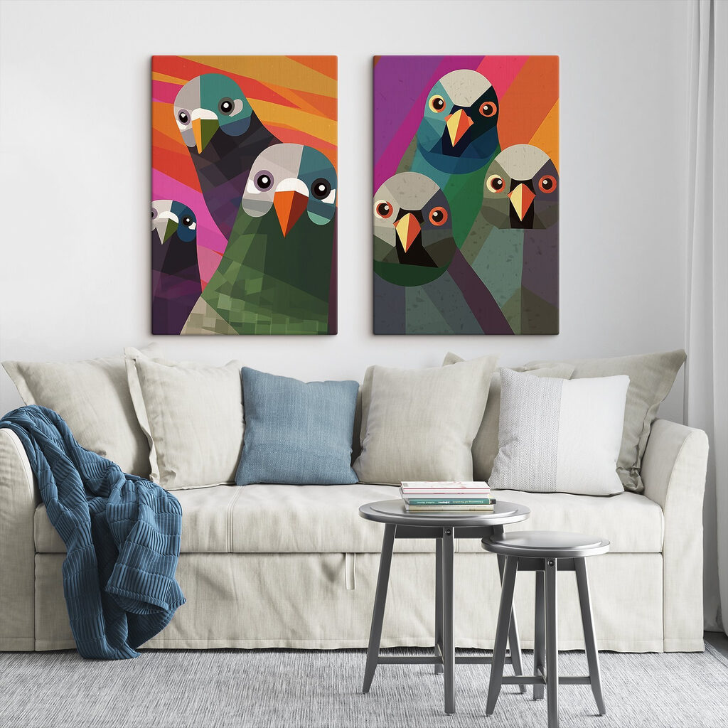 Oiseaux curieux — intérieur 1