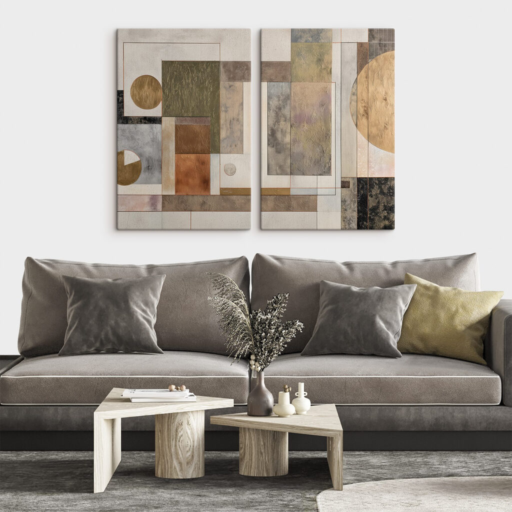 Blocs et cercles — intérieur 1