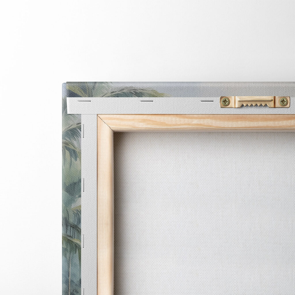 Paysage tropical brumeux — dos