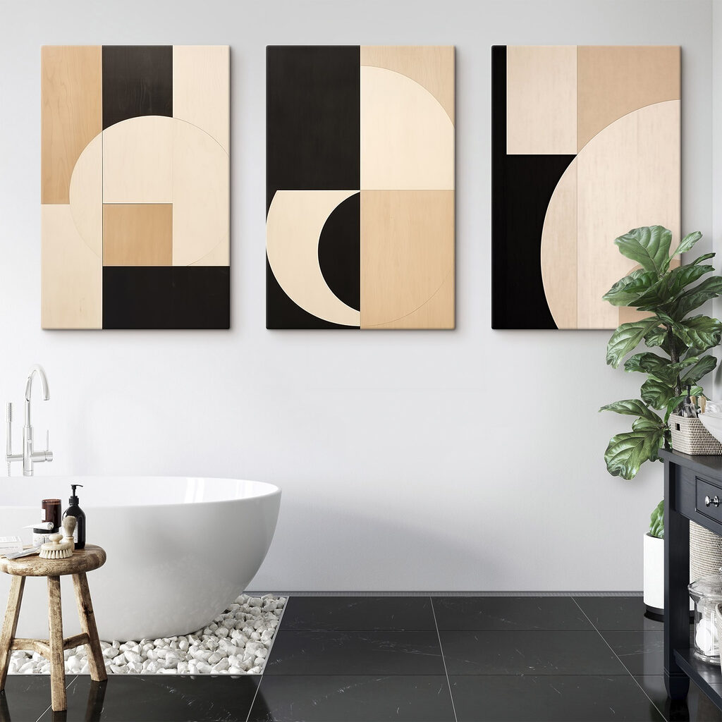 Demi-cercles graphiques — intérieur 1