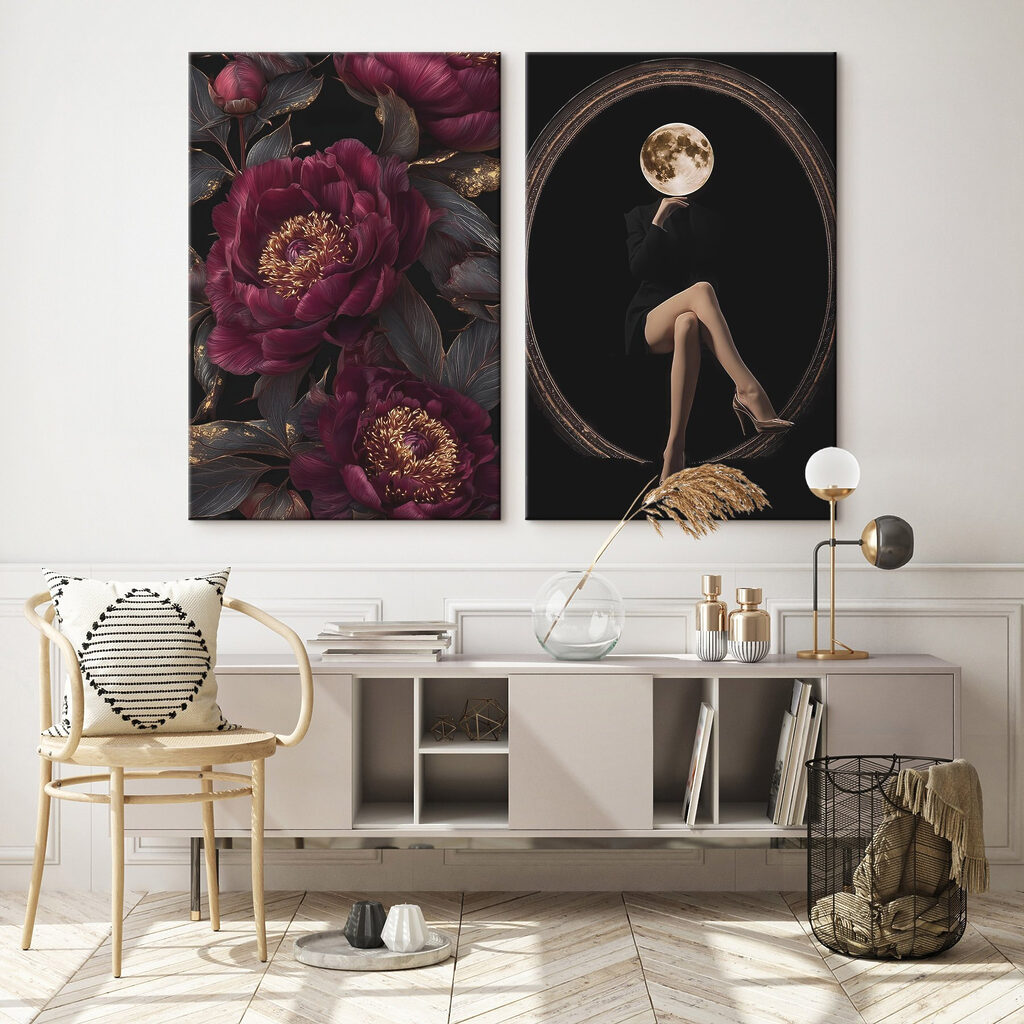 Rêves sous la lune dans un intérieur
