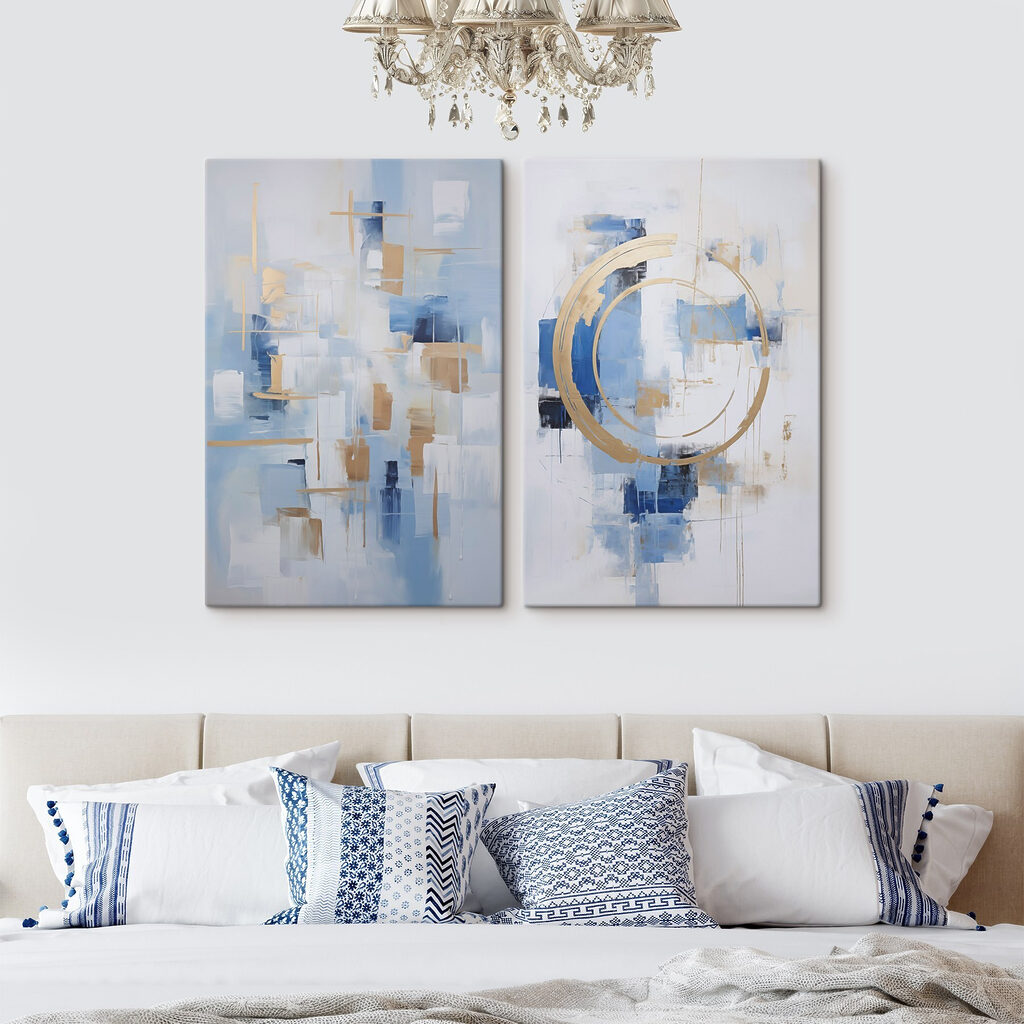 Bleu et or — intérieur 1