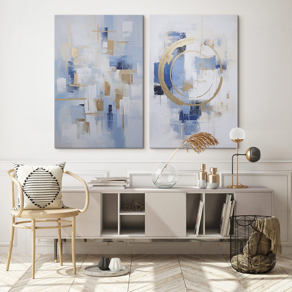 Bleu et or — intérieur 2