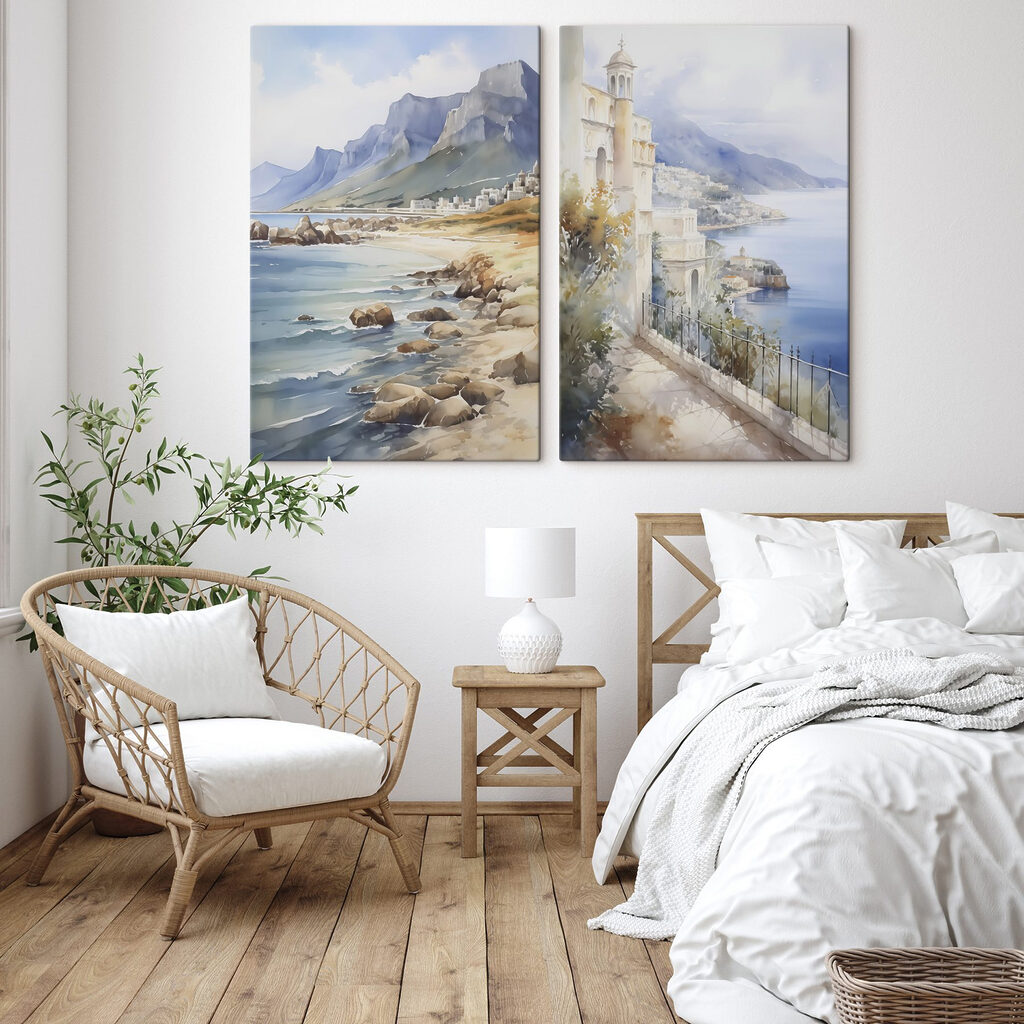 Côte à l’aquarelle — intérieur 1