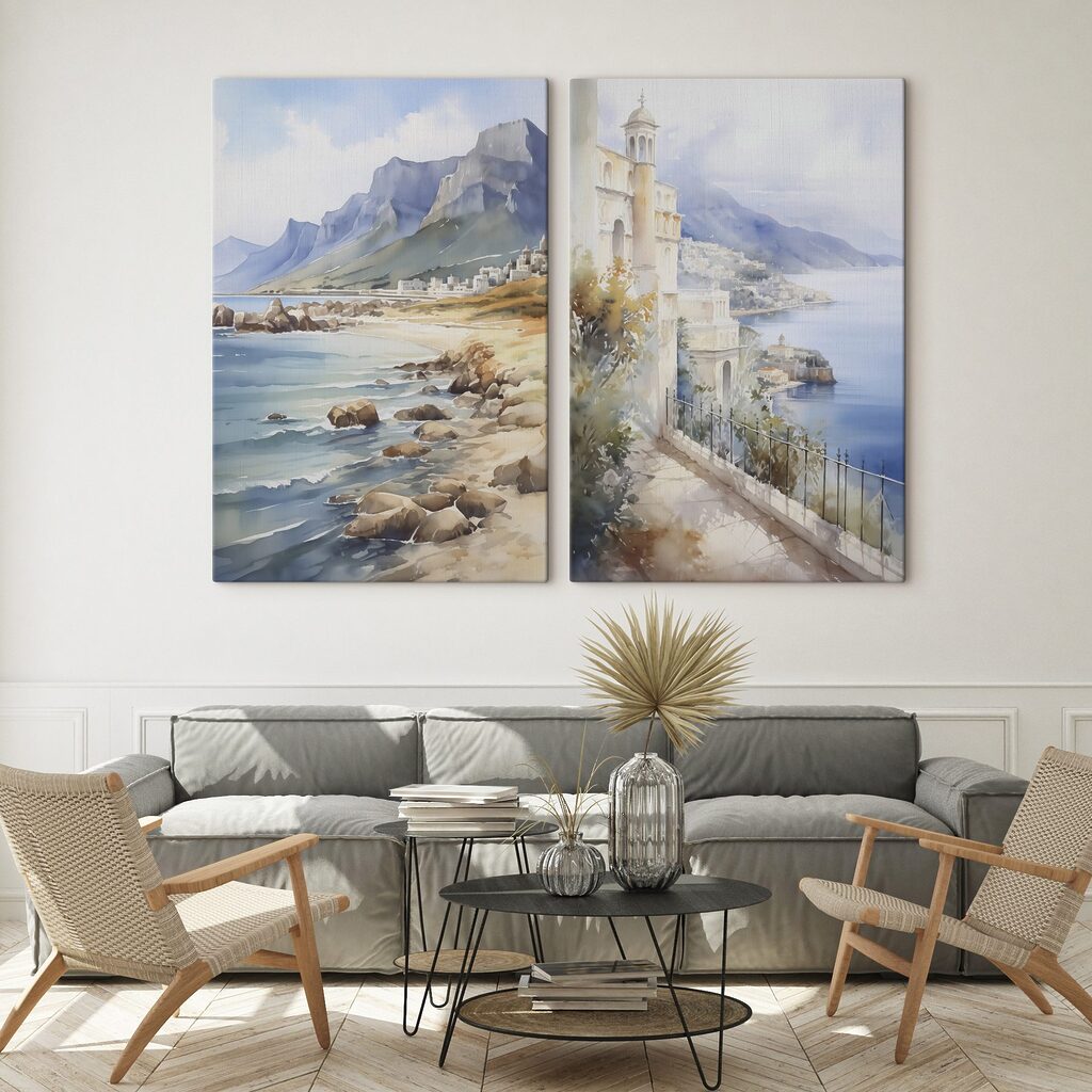 Côte à l’aquarelle — intérieur 2