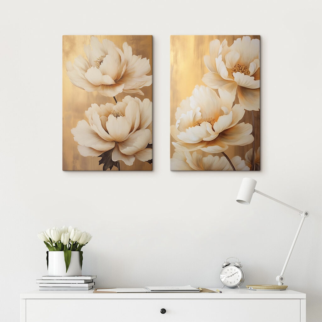 Fleurs sur fond d’or — intérieur 2