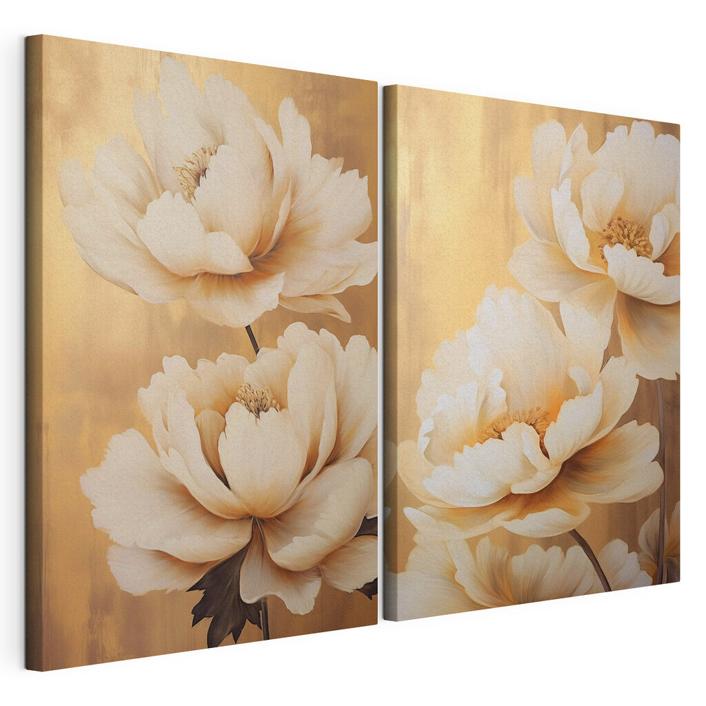 Fleurs sur fond d’or — vue du produit