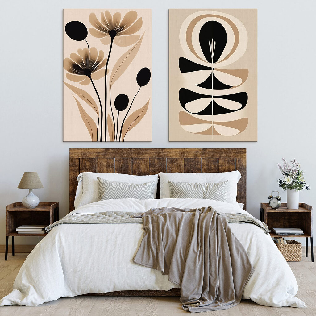 Fleurs graphiques — intérieur 1