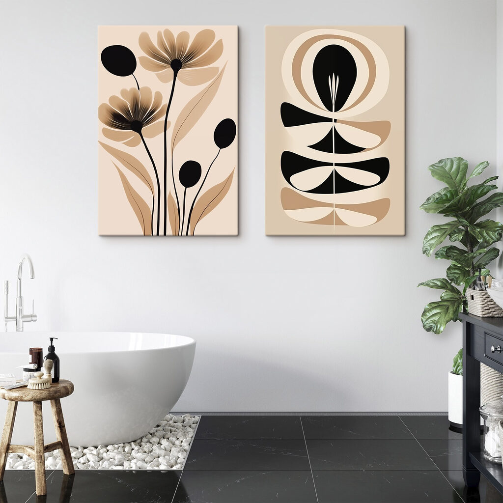 Fleurs graphiques — intérieur 2