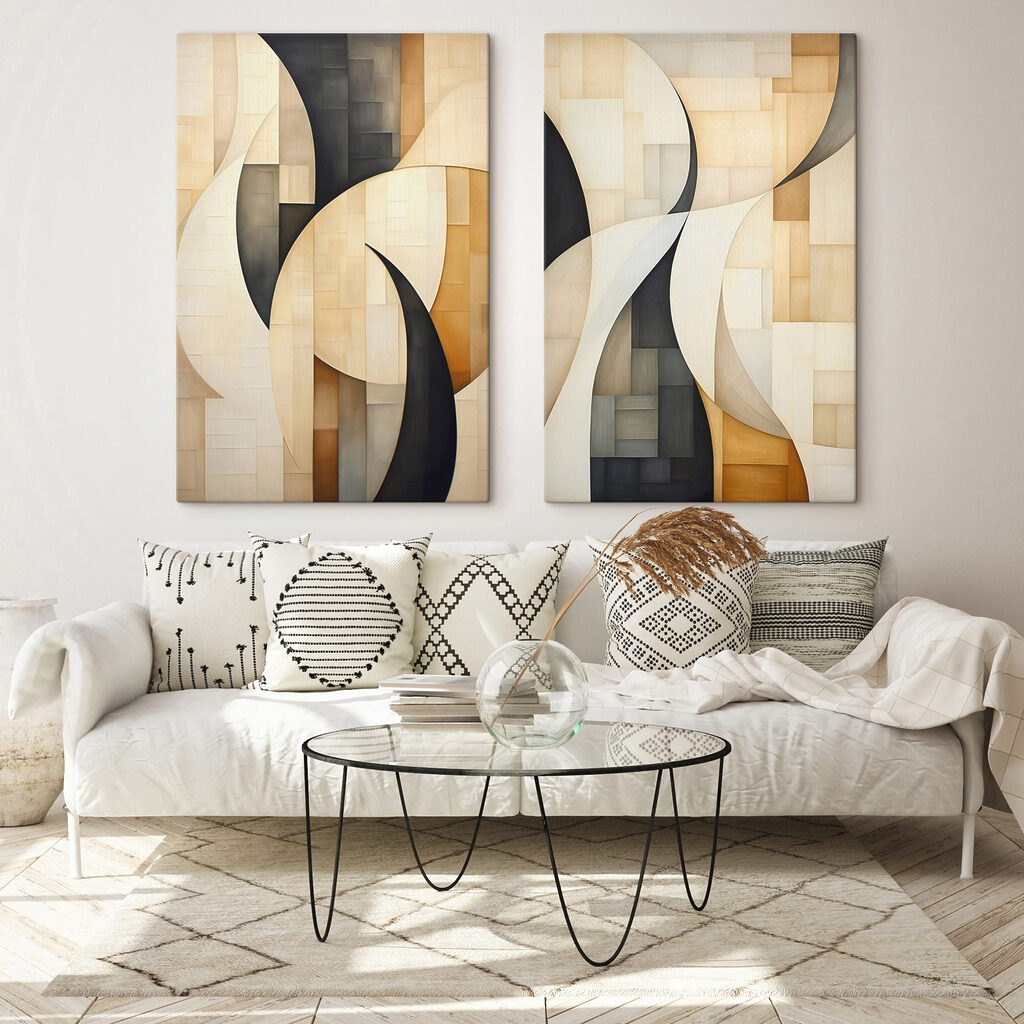 Courbes et rectangles — intérieur 2