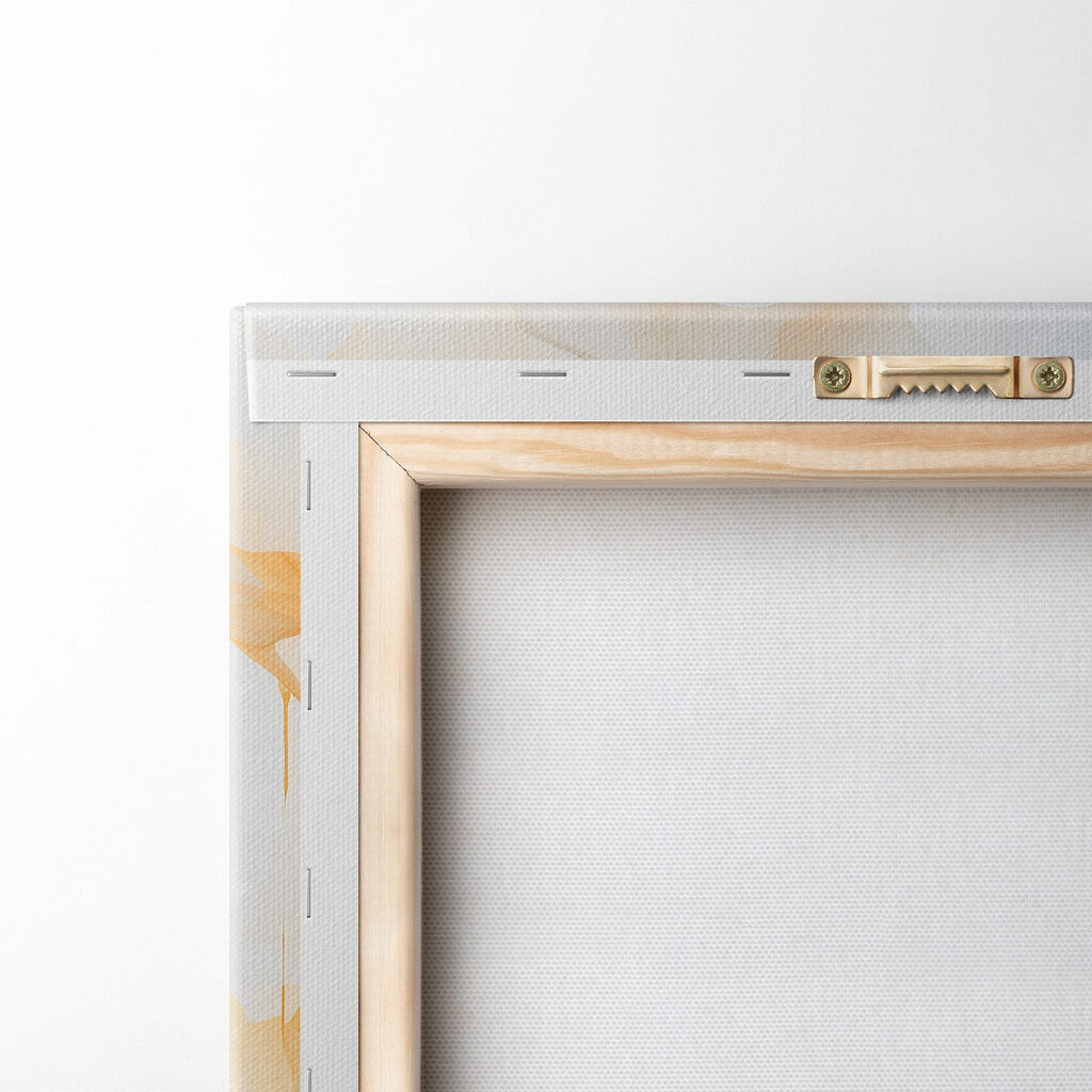 Volutes bleu et ambre — dos