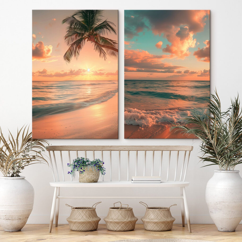 Palmier sur la plage — intérieur 1