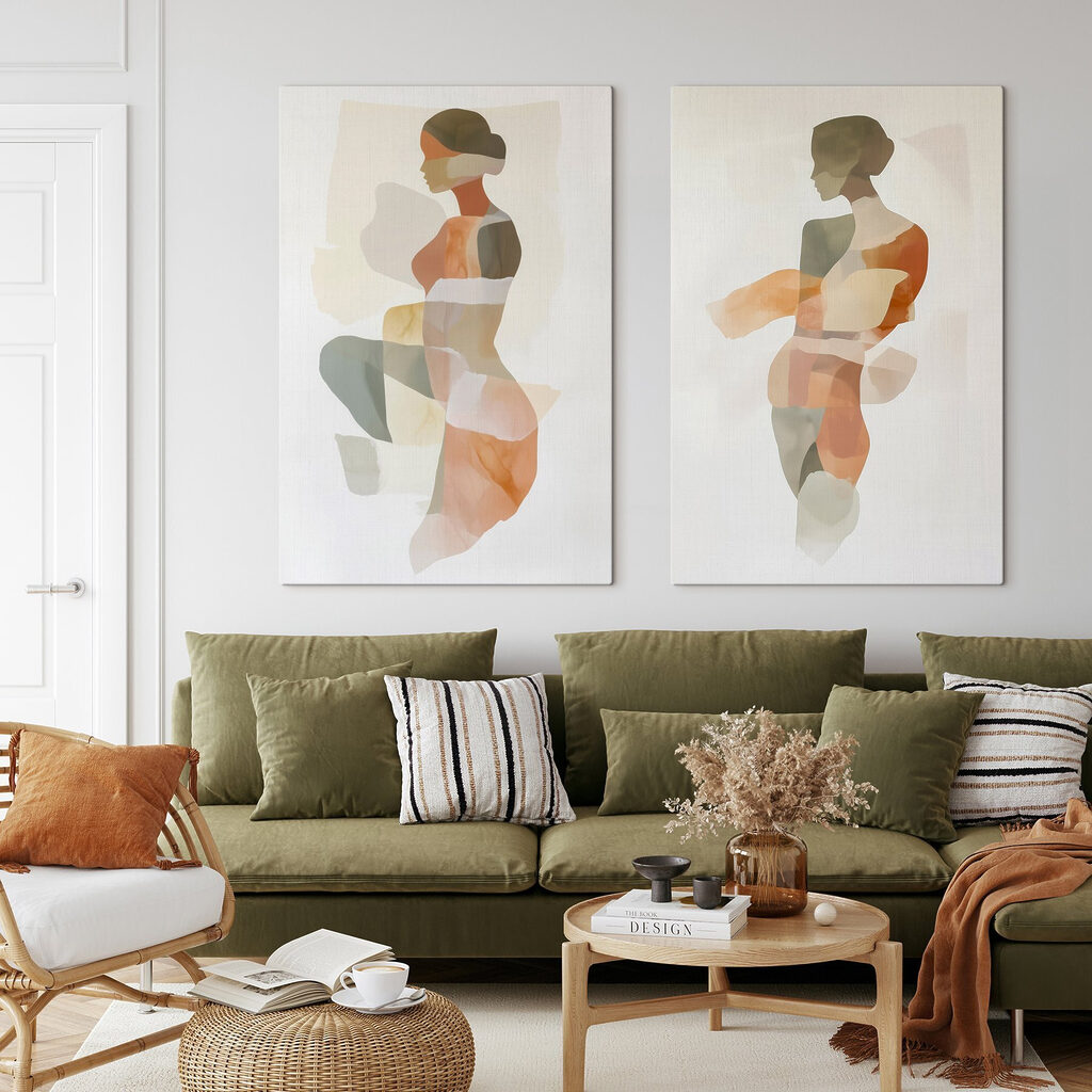 Silhouettes en transparence — intérieur 1