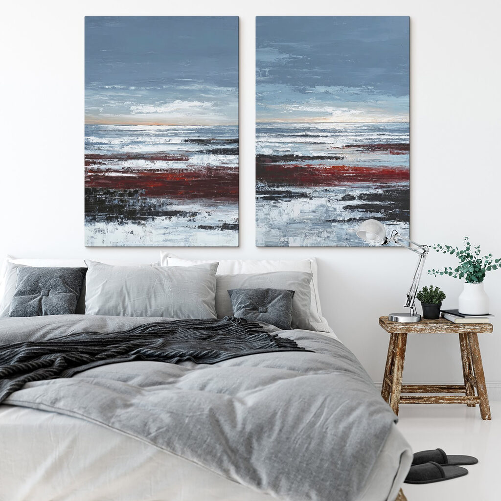 Rivage au ciel gris — intérieur 1